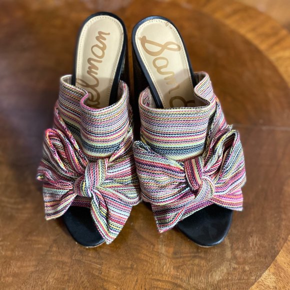 Sam Edelman Shoes - Sam Edelman Yumi Chunky Heel Slides Size 8